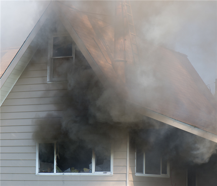 House fires can affect every room of your house with soot.